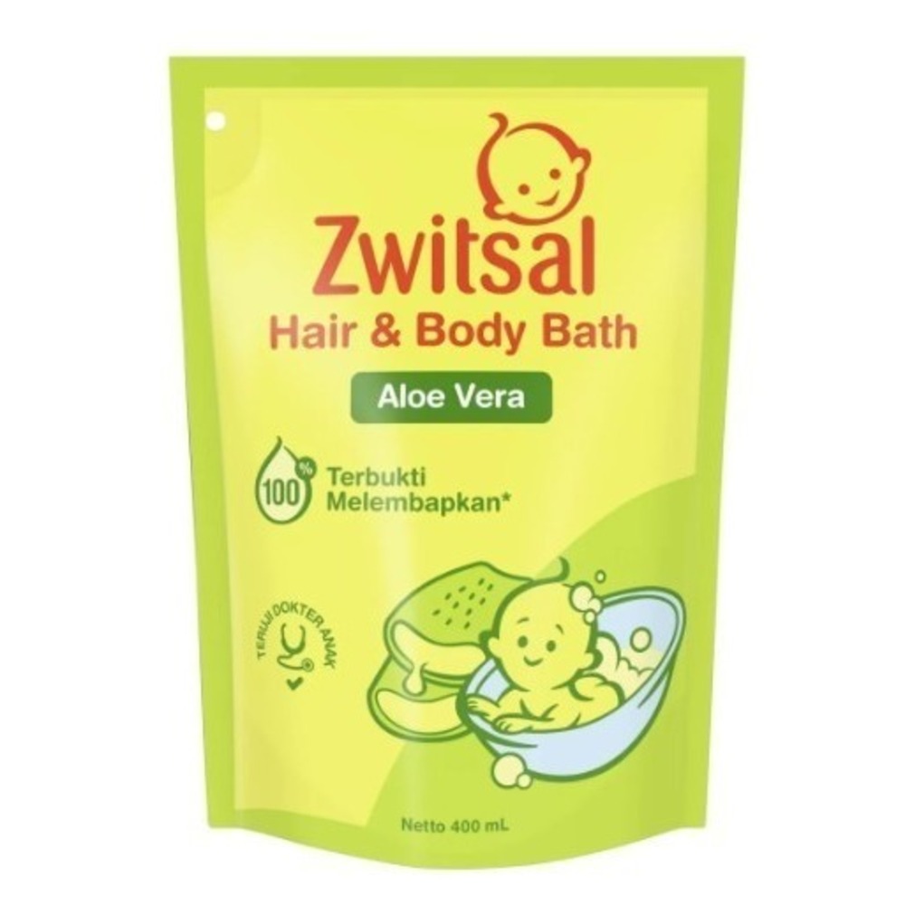 ZWITSAL HAIR & BODY BATH ALOE VERA 400ml